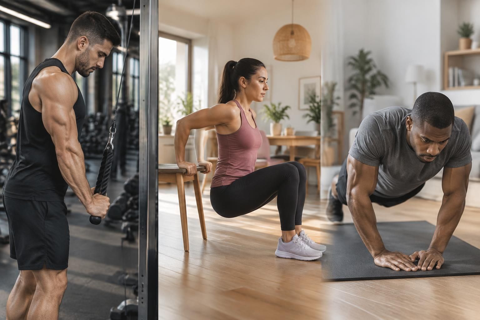 découvrez les meilleurs exercices pour muscler vos triceps à la salle ou à la maison, avec ou sans matériel, et renforcer efficacement vos bras.